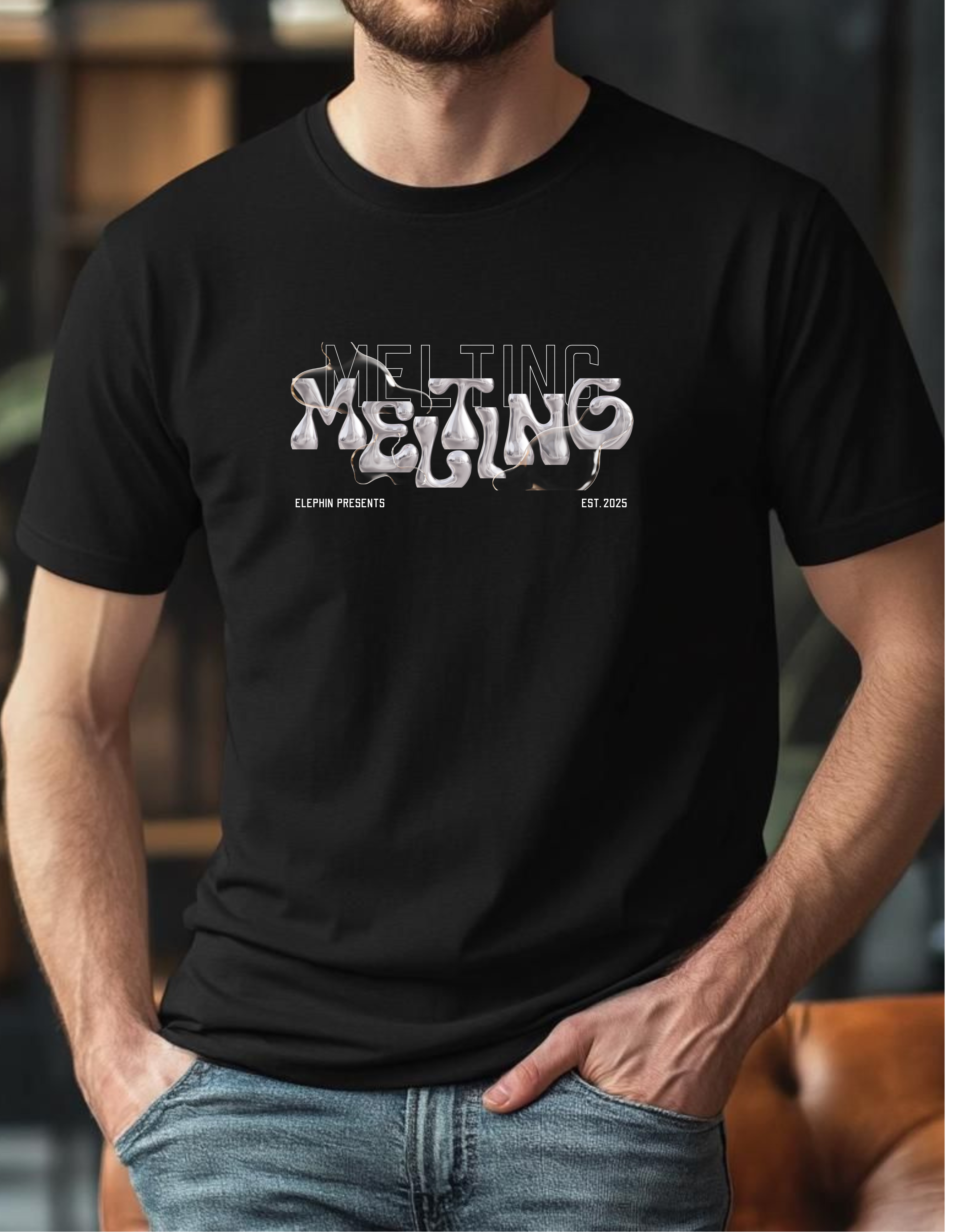 Regular Fit Black Tshirt